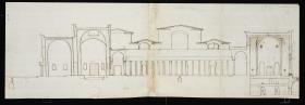 Diocletians Thermen, Schnitt HGMP