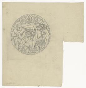 Siegelmarke 1000 Jahre Stadt Goslar, Entwurf (Gebrauchsgraphik)