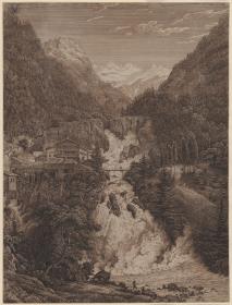 Der Wasserfall bei Wildbad Gastein