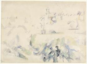 Landschaft mit Dorfkirche