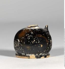 Attische Bauchlekythos mit Glanztonüberzug