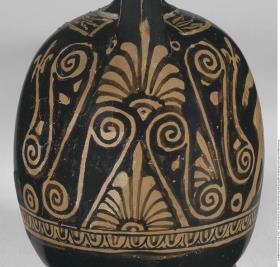 Attisch rotfigurige Bauchlekythos
