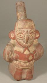 Anthropo-zoomorphe Figur (Vogel/Eule)