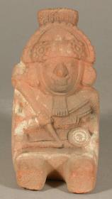 Sitzende anthropomorphe Figur