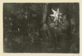 Der Stern von Bethlehem. Nachtstück