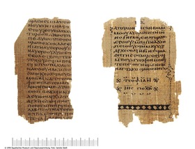 Koptischer Papyrus mit einer gnostischen Sammelhandschrift (Evangelium nach Maria; Apokryphon nach Johannes; Sophia Jesu Christi; Acta Pauli)