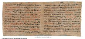 Hieratischer Papyrus mit Auszügen aus einem medizinischen Handbuch