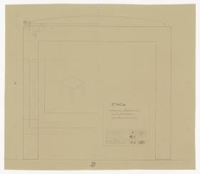 Hocker zum Schlafzimmer, Auftrag Bamberger (Möbelentwürfe, Sitzmöbel)
