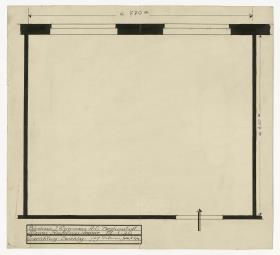 Sitzungs- u. Ausstellungsraum, Grundriss, Auftrag J. Weiermann AG (Möbelentwürfe, Arbeitsräume)