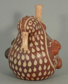 Vogel/Ente, Relief: Früchte (Ulluchu?)