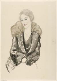 Frau in Mantel