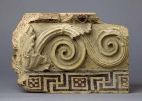 Traufsima des Leonidaions in Olympia (Dach 51)