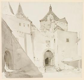 Altes Stadttor und angrenzende Gebäude