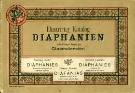 Illustrirter Katalog über Diaphanien / vollständiger Ersatz für Glasmalereien.