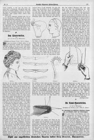 Deutsche Allgemeine Friseur-Zeitung: Die Kunst-Haararbeiten: Anhänger, Medaillons, Broschen