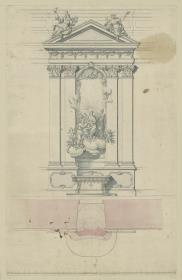 Altar, Aufriss und Grundriss