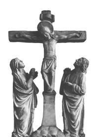Tabernakelaufsatz mit Kreuzigungsgruppe; Kruzifix