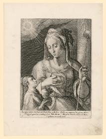 Sibylla Tiburtina, Bl. 10 aus der 12-teiligen Sibyllen-Folge