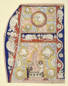 Initiale A(ngelus domini), Frauen am Grab, Antiphonarium Officii, Fragment