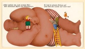 Vorzeichnung zu Der mini mini DÜSENZWERG (Hier sehen sie zum ersten Mal)