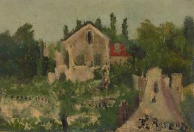 Étude pour: Maison de campagne à St-Cloud