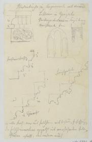 Skizzen, Fenster-und Treppen-Details