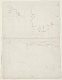 Eckansicht und Architektonische Details des Tempels der Fortuna Virilis