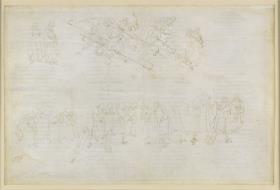 La Divina Commedia, Inferno XXIII. Vergil und Dante im achten Kreis der Hölle (Malebolge), 6. Bolgia: Bestrafung der Heuchler