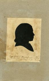 Silhouette des Ernst von Bernstorff