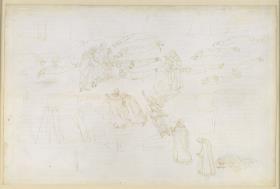 La Divina Commedia, Purgatorio XIX. Aufstieg zum fünften Ring des Purgatoriums: Dantes Sirentraum; Buße der Habgierigen und Verschwender; Gespräch mit Hadrian V.
