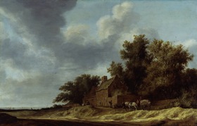 Landschaft mit Bauerngehöft