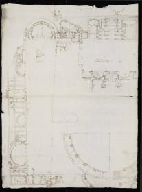 Teil-Grundrisse der Trajans-Thermen