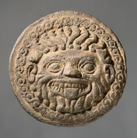 Medaillon mit altertümlichem Gorgoneion