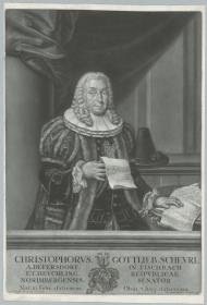 Porträt des Christoph Gottlieb II. Scheurl von Defersdorf