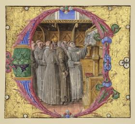 Initiale C zum 97. Psalm