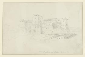 Rimini, Perspektivische Ansicht des Castello Matesta