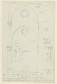 Bologna, Schnitt durch das Querhaus von S. Petronio