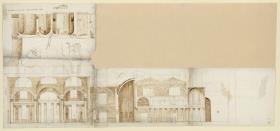 Schnitte und Details der Caracalla-Thermen