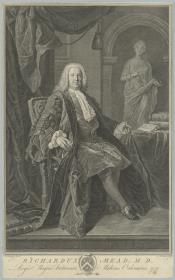 Porträt des Richard Mead, Mediziner