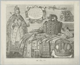 Porträt Sigismund, Kaiser des Heiligen Römischen Reiches deutscher Nation mit Insignien