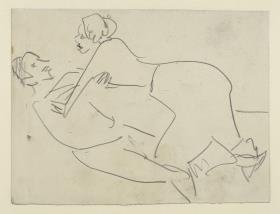 Liegendes Paar (Erich Heckel mit Freundin Sidi?)