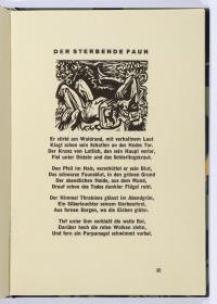 "Der sterbende Faun". Georg Heym, Umbra Vitae, München 1924, S. 35.