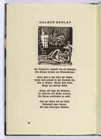 "Halber Schlaf". Georg Heym, Umbra Vitae, München 1924, S. 36.