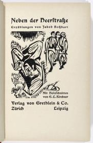 Neben der Heerstraße. Erzählungen von Jakob Bosshart. Titelvignette