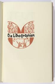 Gustav Schiefler. Das graphische Werk von Ernst Ludwig Kirchner. Band II. Die Lithografien