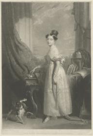 Porträt der Königin Victoria des Vereinigten Königreichs Großbritannien und Irland als Prinzessin von Kent