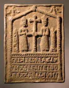 Reliefplatte (pseudo-byzantinische Ikone)
