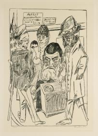 Die Bettler (Blatt 7 aus "Berliner Reise 1922")