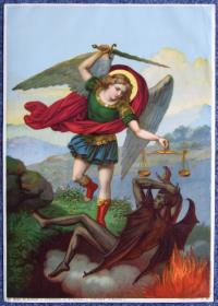 Hl. Michael (in 5 Sprachen)