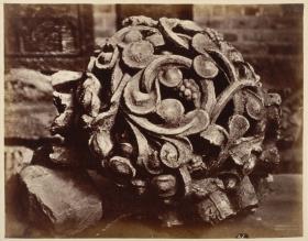 London, Royal Architectual Museum, Gipsabguss eines Schlusssteins aus Westminster Abbey